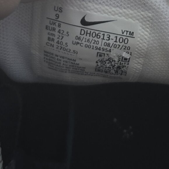 Mens size 9 - Nike Air Max 270 White Midnight Blue athletic Shoes Dallas Cowboys - Picture 10 of 10